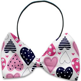 Mixed Hearts Bow Tie