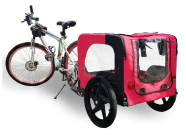 Foldable Bicycle Trailer for Dogs or Other Pets