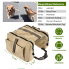 Cotton Canvas Dog Backpack Saddle Bag for Dog