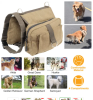 Cotton Canvas Dog Backpack Saddle Bag for Dog