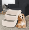 Folding Dog Stairs - Cream