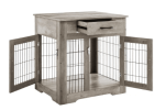 Dog Crate End Table with Drawer