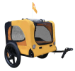 Heavy Duty Bicycle Trailer for Dogs - Yellow