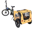 Heavy Duty Bicycle Trailer for Dogs - Yellow