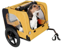 Heavy Duty Bicycle Trailer for Dogs - Yellow