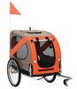 Orange and Gray Dog Trailer