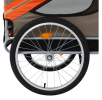 Orange and Gray Dog Trailer