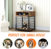 Wooden Dog Crate - Nightstand