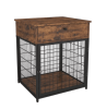 Wooden Dog Crate - Nightstand