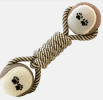 Ball Barbell Cotton Rope Dog Dental Chew