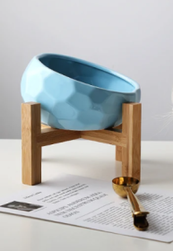 Unique Dog Bowl - Blue