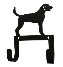 Fox Hound Wrought Iron Wall Hook