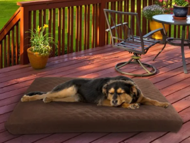 Water Resistant Memory Foam Dog Bed