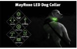 LED Rechargeable Dog Collar  Large - Green