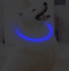 Rechargeable Luminous Dog Safety Collar - Blue