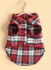 Classic Plaid Dog Shirt - Large