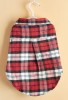 Classic Plaid Dog Shirt - Large