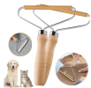 Dog Hair Removal Brush With Wood Handle