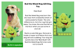 Bud the Weed Nug Dog Toy