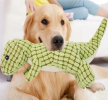 Plush Dinosaur Dog Chew Toy