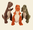 Plush Dinosaur Dog Chew Toy