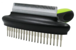 2-in-1 Dual-Sided Dog Grooming Rake and Deshedder