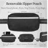 Hands Free Dog Leash with Zipper Pouch