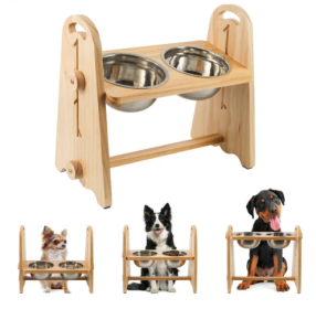 Dog Feeder Stand with Adjustable Heights