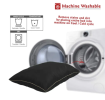 Value Machine Washable Dog Bed - Large - Black