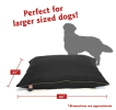 Value Machine Washable Dog Bed - Large - Black