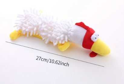 Squeaking Chicken Chew Toy for Dogs and Cats