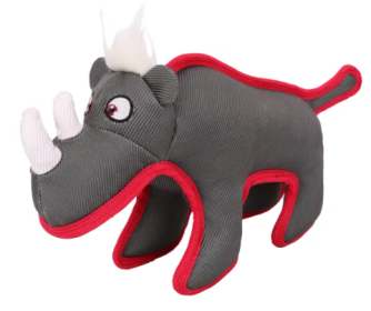 Durable Rhino Dog Chew Toy