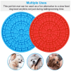 Dog Lick Pad with Suction Cup Back - 2 pack