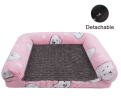 Ultra Comfy Pink Bear Bed for Small Dogs