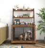 Furniture Dog Crate Table with Shelves