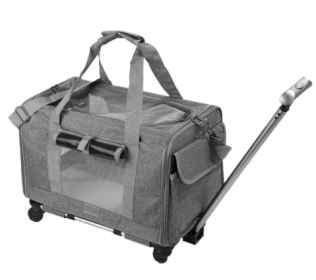 Convertible Rolling Dog Carrier with Handle