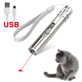 Rechargeable Laser Pointer Teaser Toy for Cats