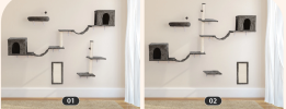 Ultimate Cat Tree - Wall Mounted Playground