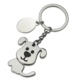 Cute Dog Keychain or Car Ornament