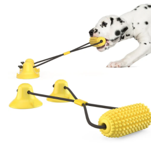 Double Suction Cup Interactive Dog Toy