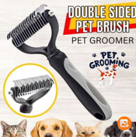 Double Sided Grooming Brush for Dogs and Cats