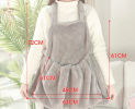 Plush Velvet Apron Style Cat or Small Dog Carrier