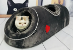 Plush Cat Playground Nesting Bed for Cats