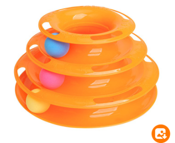 Fun Ball Turntable Tower for Feline Play