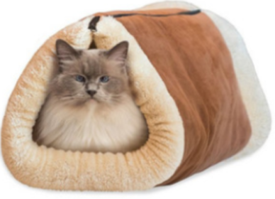 Convertible Cat Sleeping Mat and Nesting Bag