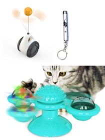 Funny Windmill Creative Cat Spin Ball Toy