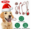 5Pcs Christmas Rope Chews