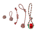 5Pcs Christmas Rope Chews