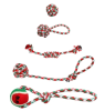 5Pcs Christmas Rope Chews