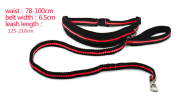 Reflective Hands Free Dog Leash with Storage